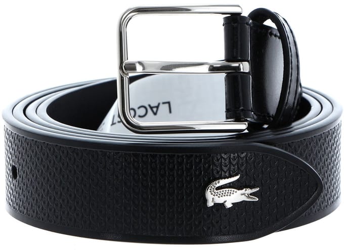 LACOSTE riem Chantaco Women's Belt W100 Noir zwart