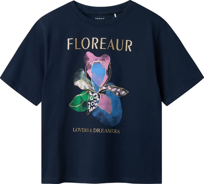 NAME IT - NKFDUKKO SS NREG TOP BOX - Meisjes - T-shirts - Maat 122/128