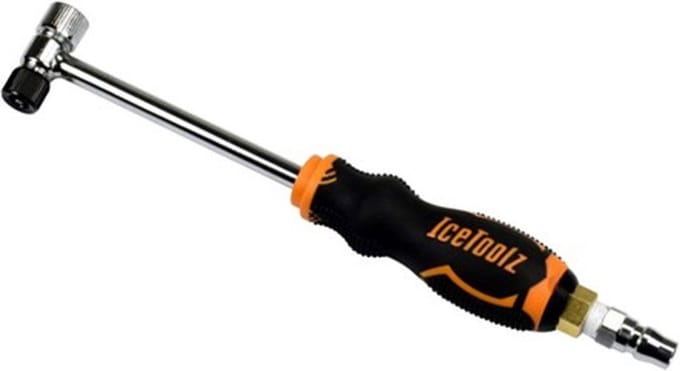 Compressorhandvat IceToolz 240A91E met snelkoppeling EURO