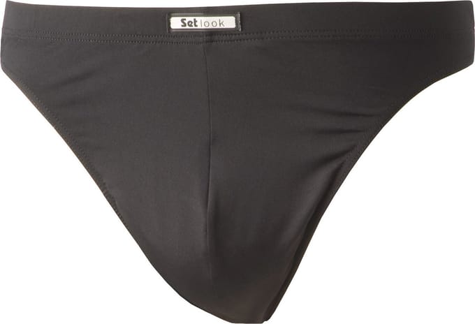 Look heren string micro 1478 - Microfiber mannen string - Zwart - M