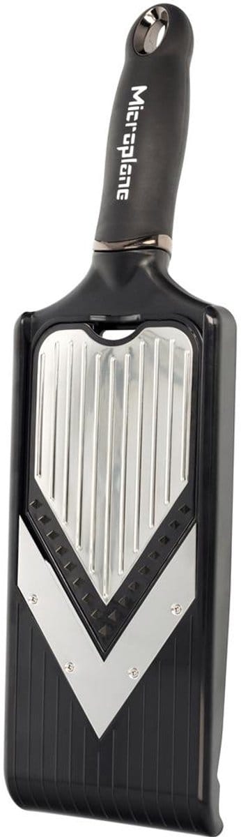 MICROPLANE - 48940 V-Rasp Slicer/Julienne Zwart