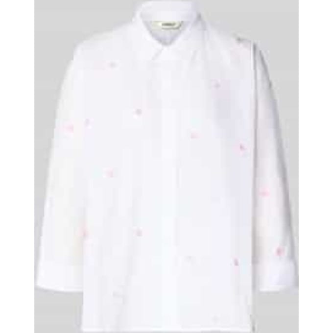 Relaxed fit overhemdblouse van puur katoen model 'NEW LINA GRACE'