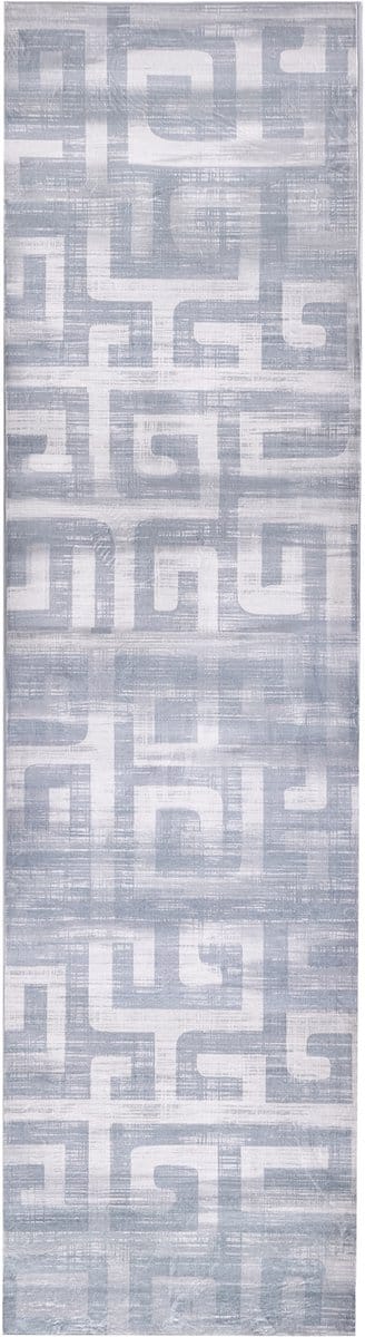 BEYDAG - Loper vloerkleed - Grijs - 80 x 300 cm - Stof
