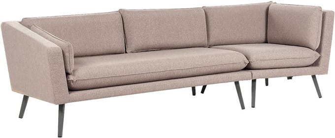 LORETELLO - Tuinbank 3-zits - Beige - Polyester