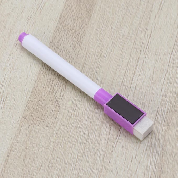 Marqueurs à sec pour tableau blanc, petits stylos magnétiques effaçables, crayons de couleur pour enfants, marqueurs effaçables, gomme blanche, stylos magnétiques blue
