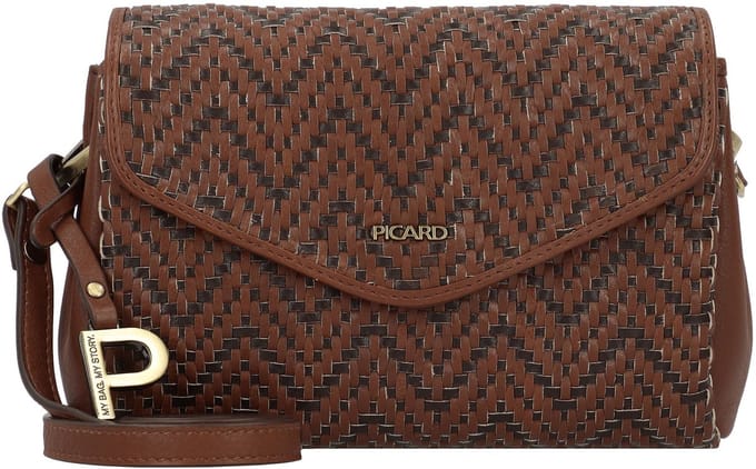 PICARD Schoudertas Samos Shoulderbag Cognac Bruine