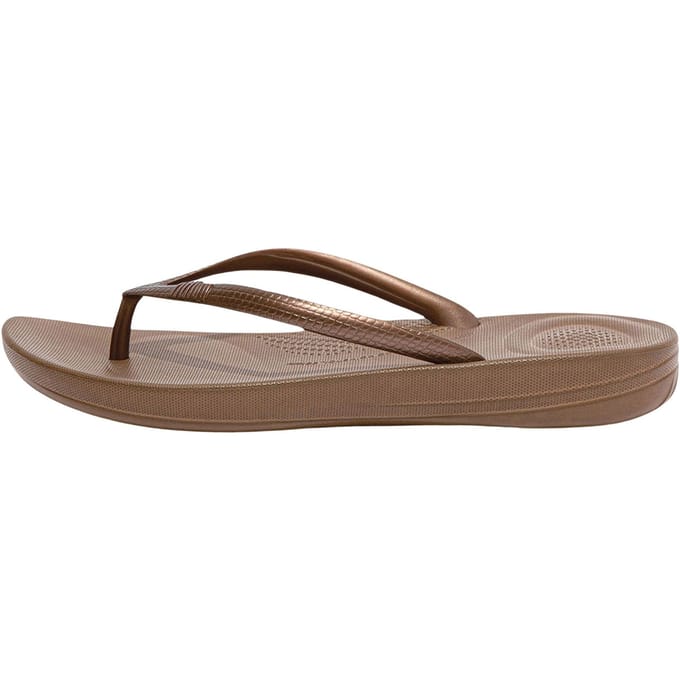 FitFlop Iqushion Ergonomic Flip-Flops TPU Dames Slippers - Bronze