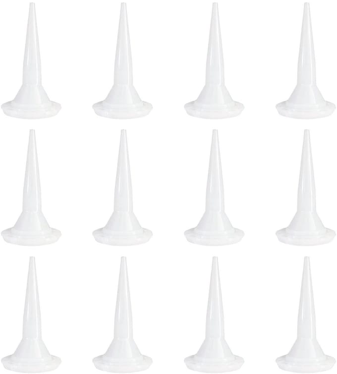 Dailygoods- Vullen Nozzle Set van 12 - Herbruikbare Spuitmondjes - Applicator Tips - Vervangings Tool - Extension Tool - Voor Bouw - Spuitmond