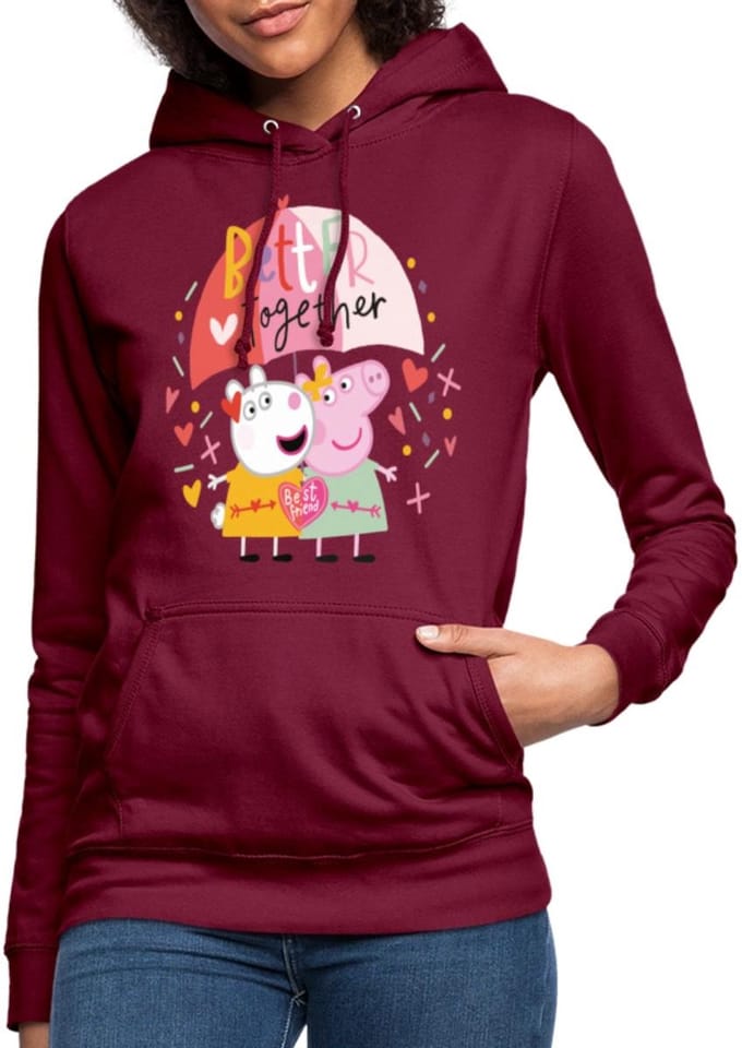 Peppa Pig En Suzy Sheep Better Together Hoodie Dames