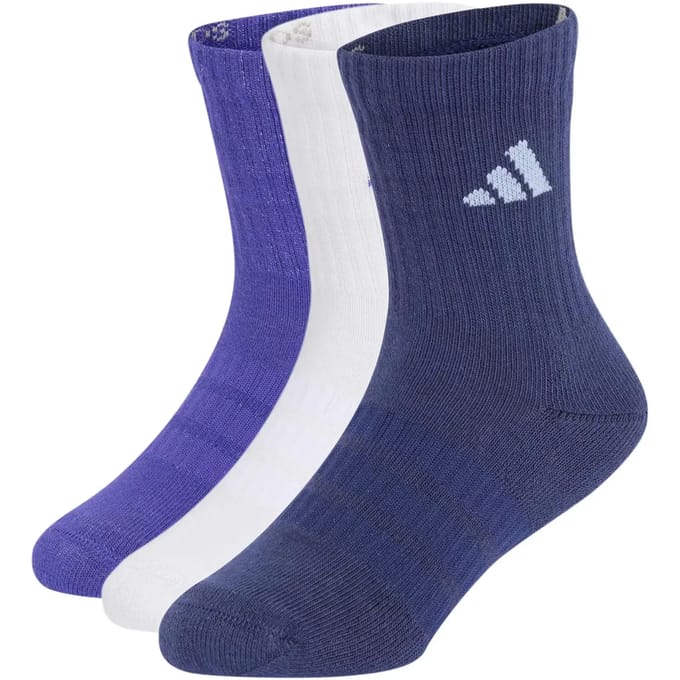 3 paar Adidas kinder sokken paars - Maat 34/36