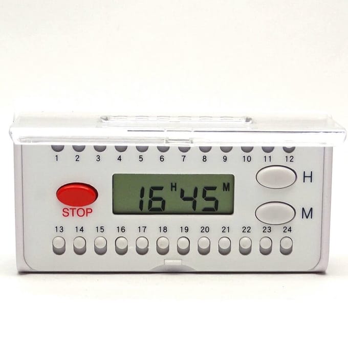 Herinnerings Alarm - eenvoudig schuifsysteem- 6 dagelijkse alarmen