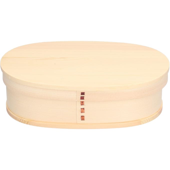 800ml Houten Voedselcontainer Draagbare Bento Lunchbox Kinderen Lunchcontainer voor Reizen Kantoor Kamperen beige
