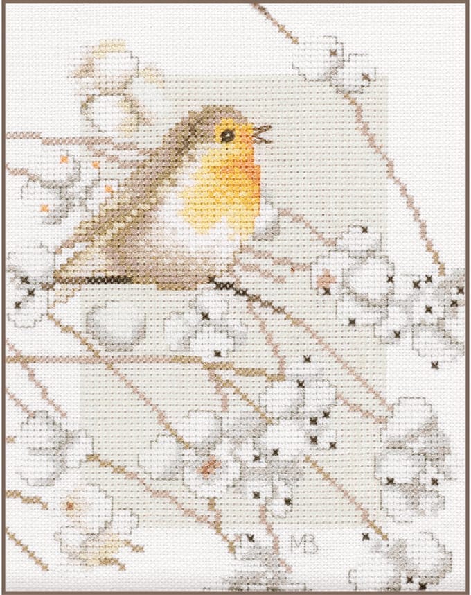 Lanarte - Telpakket kit - Roodborstje - Marjolein Bastin - PN-0008056