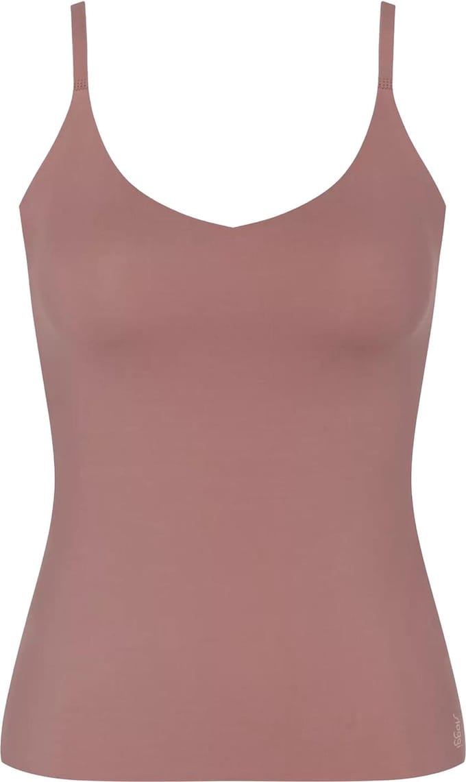sloggi ZERO Feel 2.0 Spaghetti Top Dames Onderhemd - CACAO - Maat M