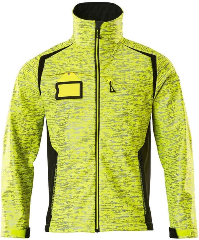 Mascot Accelerate Safe Softshell jas 19202-291 - Hi-Vis geel/zwart - 3XL
