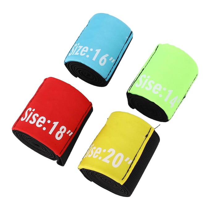 4 stuks Drum Bekken Demper Cirkel Ring Polyestervezel Oefen Demper voor Drummer black