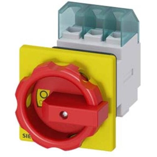 Lastscheidingsschakelaar Rood, Geel 3-polig 16 mm² 32 A 690 V/AC Siemens 3LD22540TK53