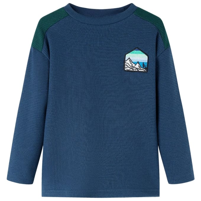 vidaXL - Kindertrui - 128 - marineblauw