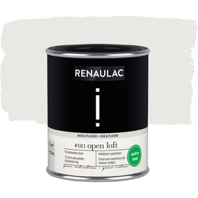 Renaulac Intention Muurverf - Extra Mat - Open Loft - 125ml