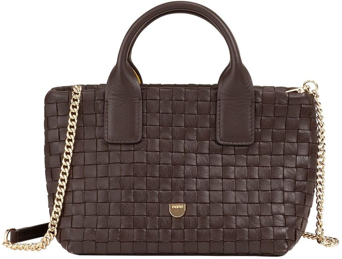 DuDu Ibiza Handtas Leder 22 cm - Dames - coffee brown