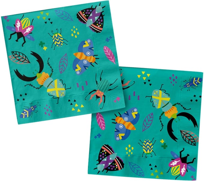 Servetten - Buzzing Bugs - 33 x 33 cm - 20 stuks