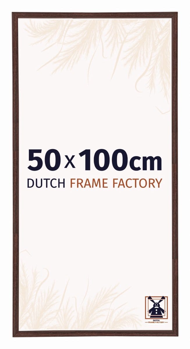 Fotolijst 50x100 cm - Kunststof - Bruin - Angers