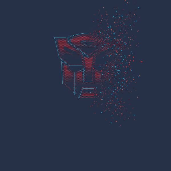 Transformers Autobot Fade Women's T-Shirt - Navy - M