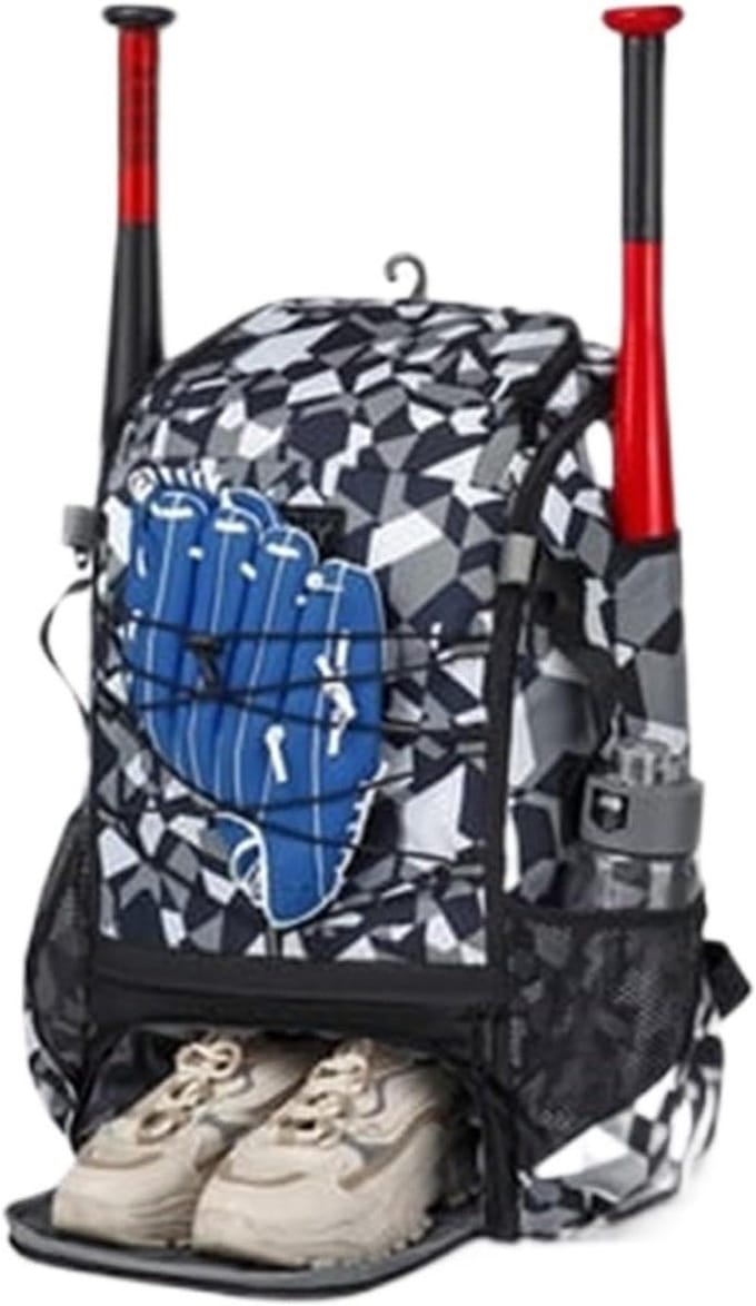 Honkbaltas - Softbaltas Ballentas - Sportuitrusting Opslag - Met Schoenenvak - 29 Liter - Camouflage