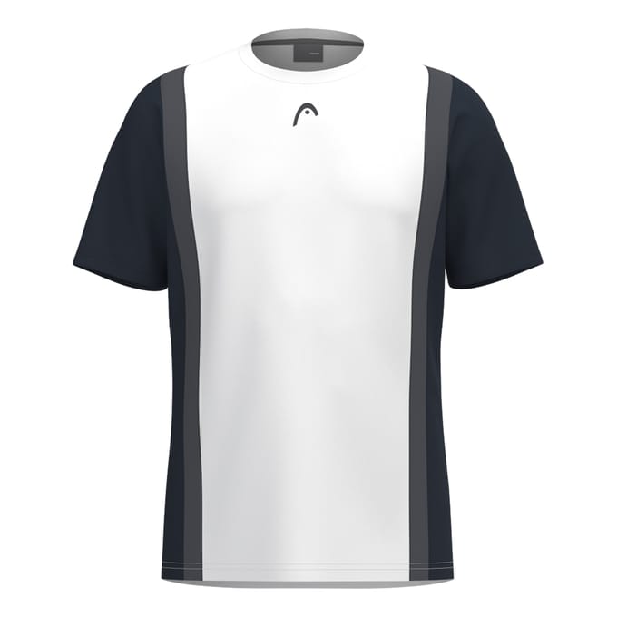 HEAD Club 25 Tech T-shirt Heren-Donkerblauw,Wit