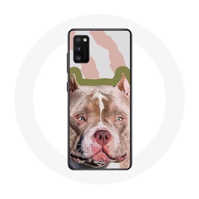 Coque pour Samsung Galaxy S20 Chien de Pitbull marron