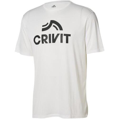 CRIVIT Heren sportshirt (Wit, M)
