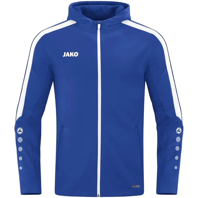 Jako Power Jas Met Kap Dames - Royal | Maat: 36