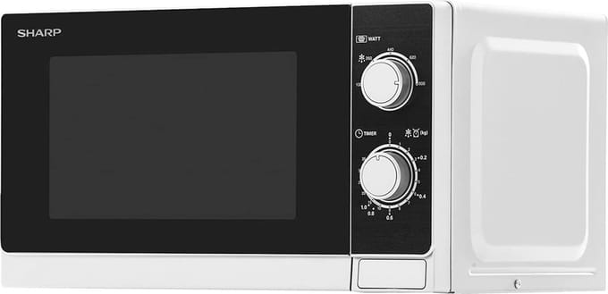 Combi Magnetron 20L 800W met Grill - Zwart/Wit