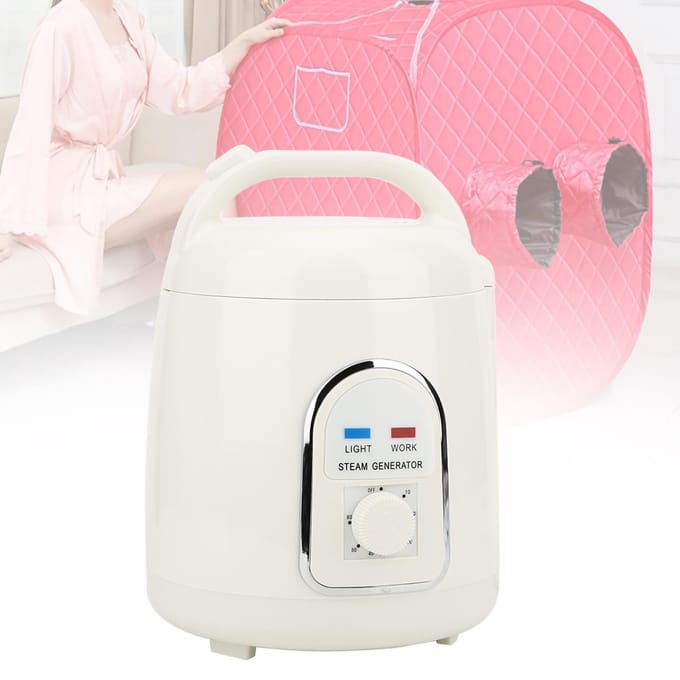 1.5L Explosieveilige Sauna's Spa Stoomgenerator Apparaten Stoompot Machines Verdamper Gereedschap white