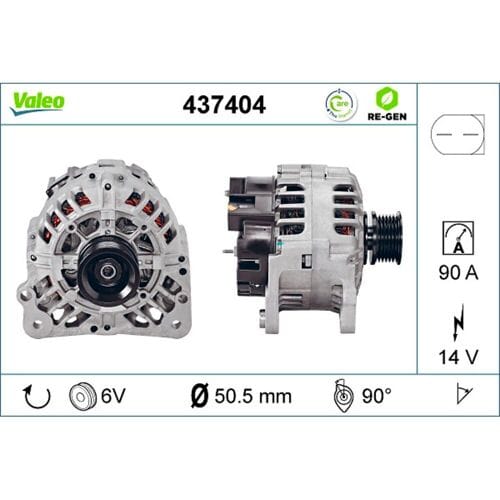 Driefasige generator VALEO RE-GEN - AT VALEO 437404