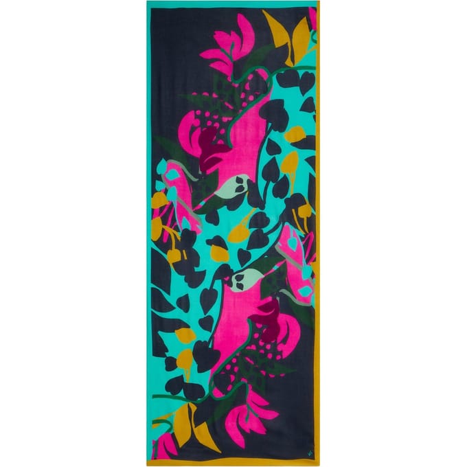 White Stuff Sophie Printed Scarf Purple Multi Taglia: OS | Sciarpe Outlet | Uomo | Viola