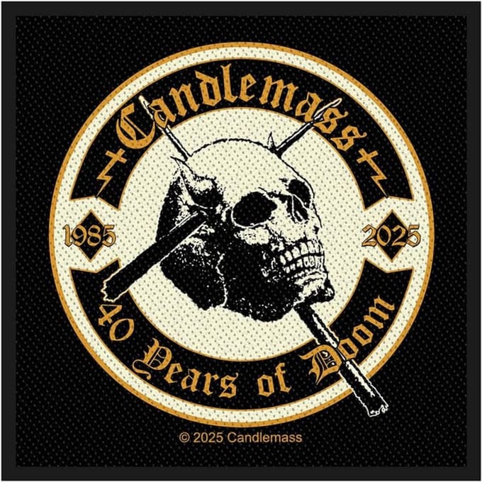 Candlemass 40 Years Of Doom Unisex Patch - meerkleurig - Standard