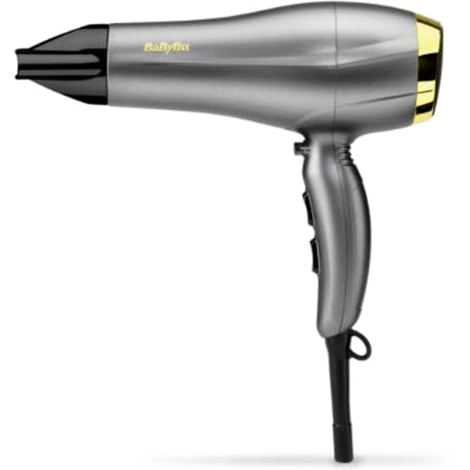 Babyliss 5513TE Haardroger - toermalijn-ionische technologie - 2300 W vermogen - Diffuser en concentrator meegeleverd