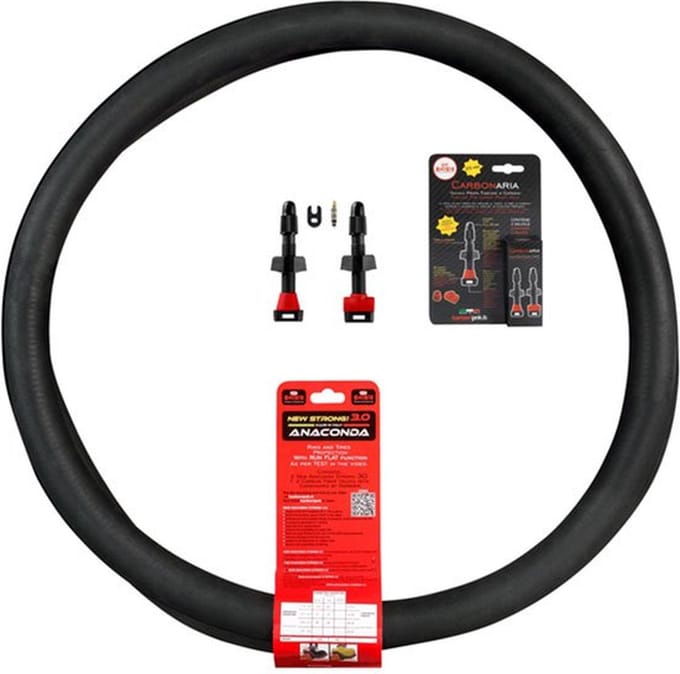 Schuimrubberkit met koolstofventielen Barbieri Anaconda Carbonaria