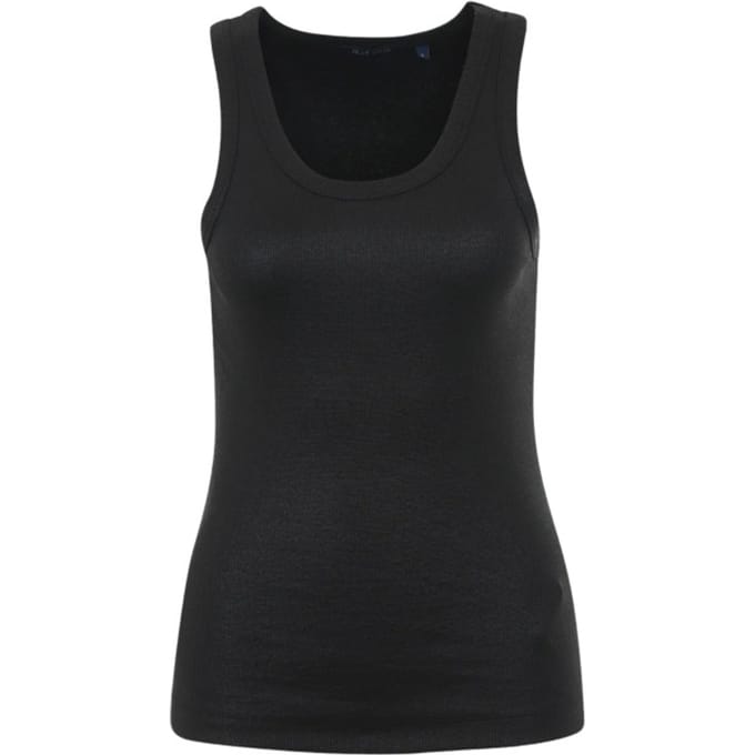 Summum Rib Tanktop (3s4873) Singlets Zwart Lisbon-5138