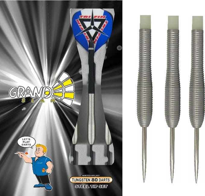 Dartspijlenset Laservision steeltip, 25g
