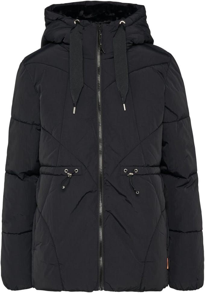 Donsjas met capuchon en elastische taille dames QS