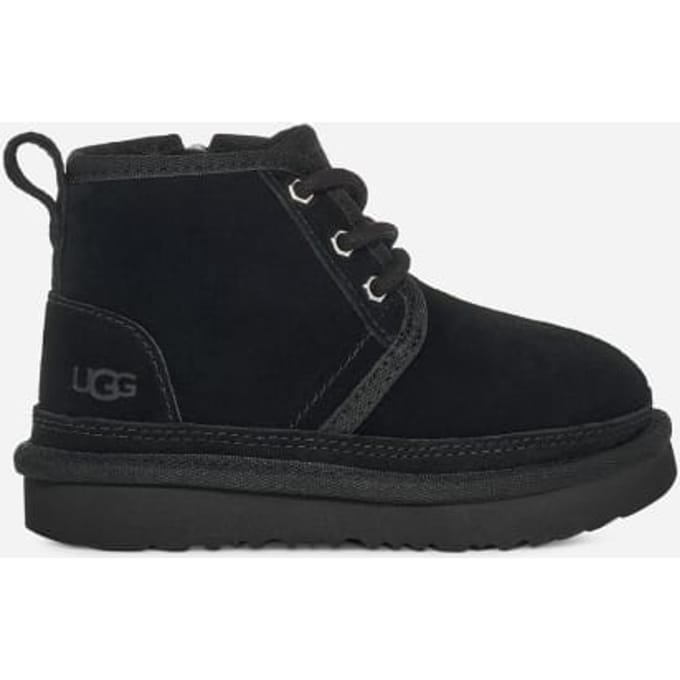 UGG® Neumel II for Kids in Black, Size 7, Suede/Polyester/Cotton
