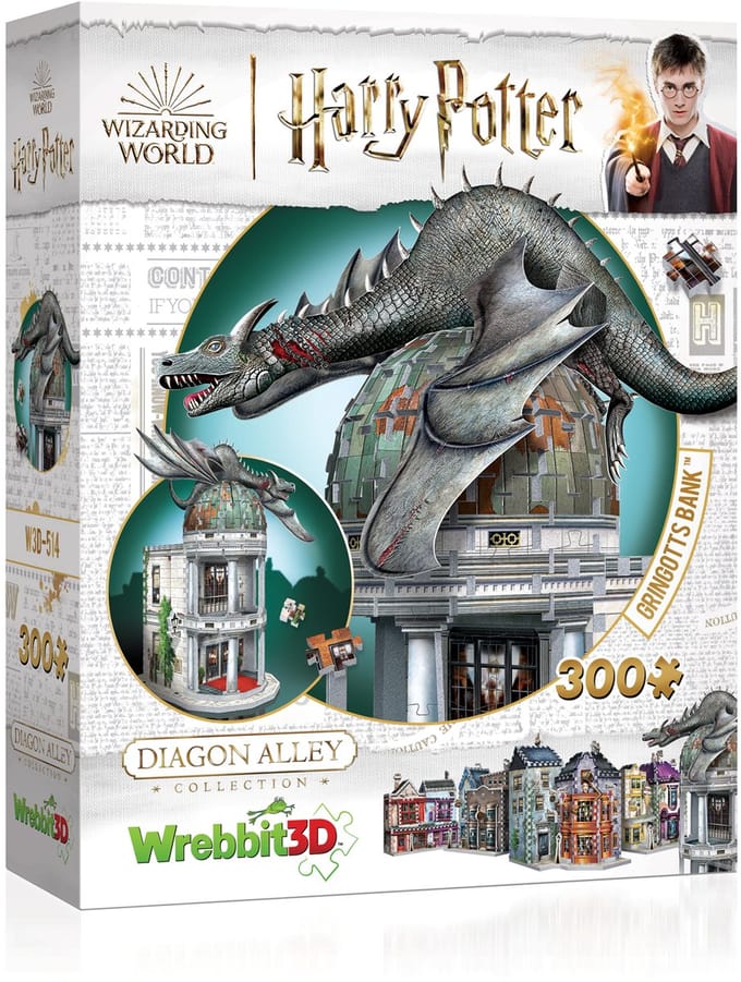 Gringotts Bank - Harry Potter - 3D Puzzel - 300 stukjes