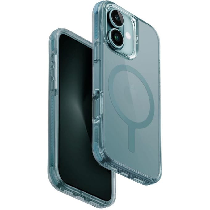Hoesje voor iPhone 16 Plus 6.7  UNIQ Combat Magclick groen