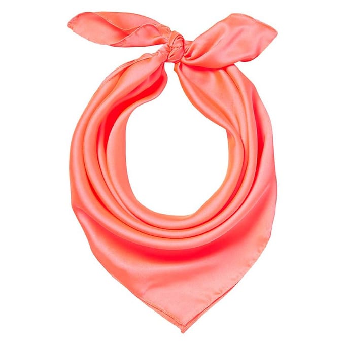 Feest bandana - bandana sjaal - One size / Fluor rose