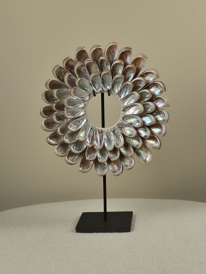 Blitzdeco - Schelpen Decoratie - River - Luxe Parelmoer - 30 cm - Handgemaakt