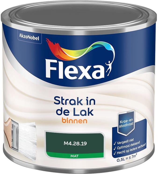 Flexa - Strak In De Lak Binnenlak Mat - M4.28.19 - Mengverf - 500 Ml