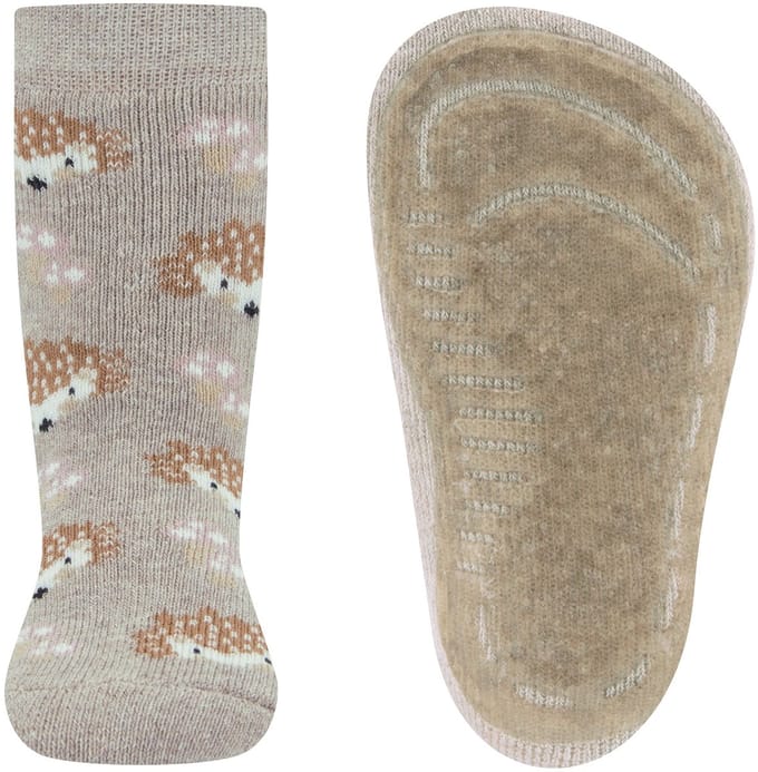 Ewers antislip sokken egeltjes beige