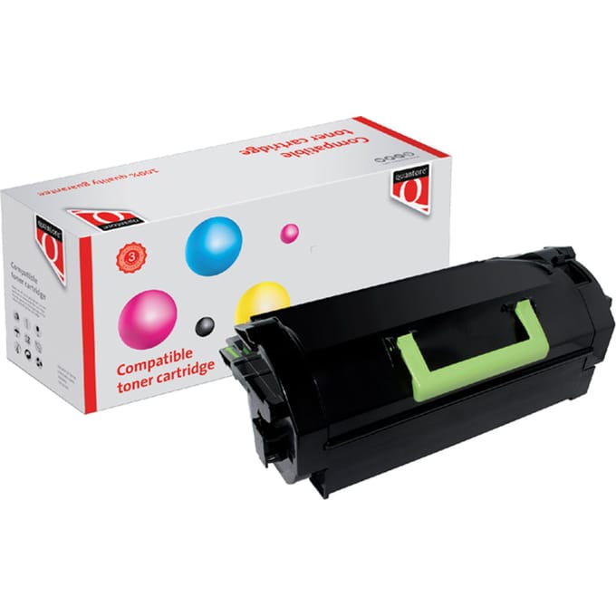 Tonercartridge Quantore alternatief tbv Lexmark 52D2000 zwart